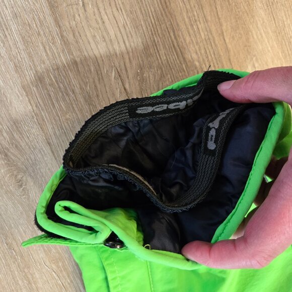 PHIBEE Kid's Lg Water/Wind Proof Breathable Polyester Snow Ski Pants Neon Green - Picture 6 of 14